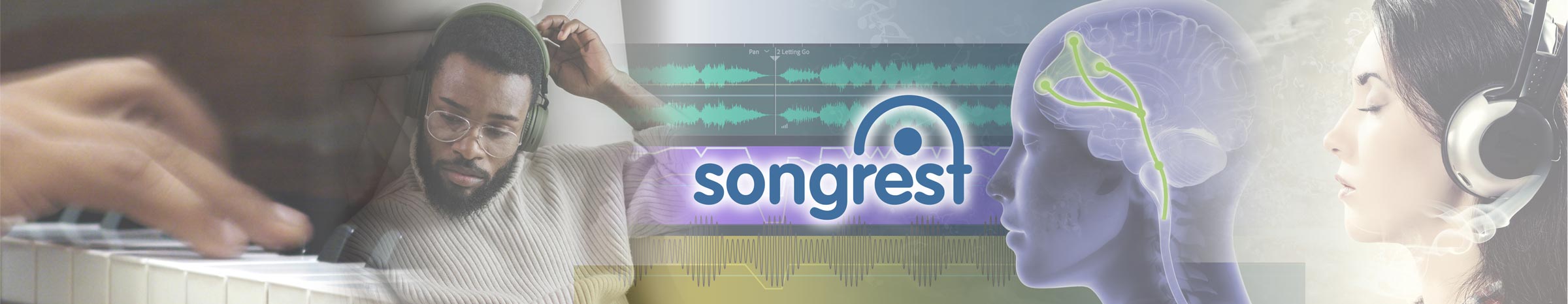 montage of music images